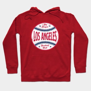 Los Angeles Retro Big League Baseball - Red Hoodie